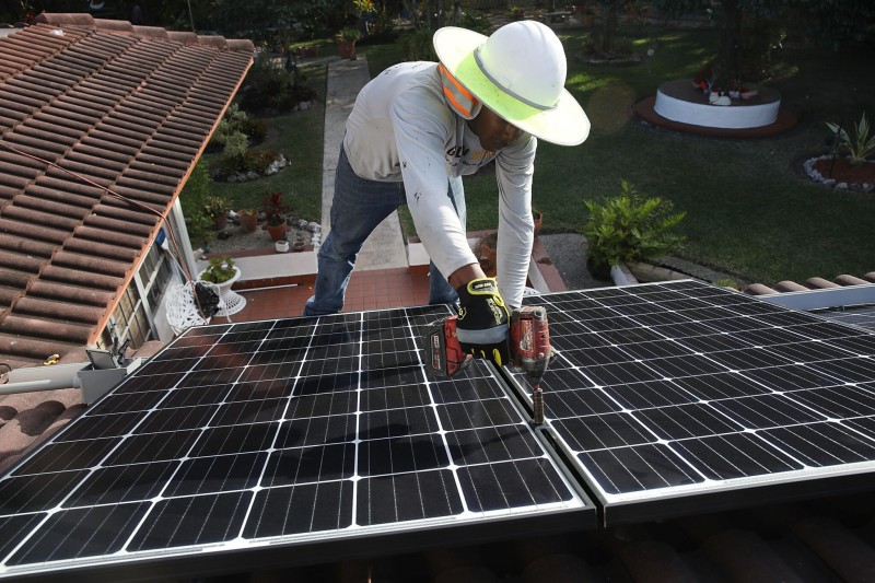 sistema de montagem de telhado solar