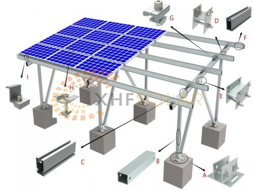 Aluminum Alloy Solar Panel Ground Mounting