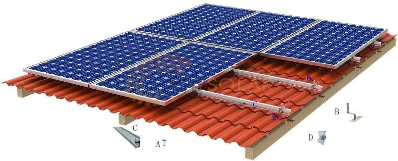 Tile Roof Solar Mounting Bracket System