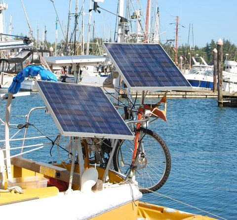 OS DIFERENTES TIPOS DE SUPORTES DE PAINEL SOLAR PARA BARCOS