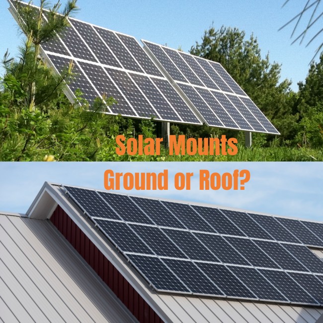 É melhor montar painéis solares no telhado ou no chão?
