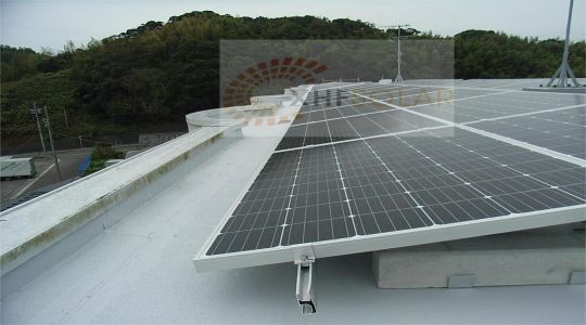 Solução de sistema de montagem solar de lastro do Japão 4,2 MW
